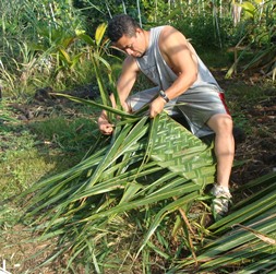 making a basket